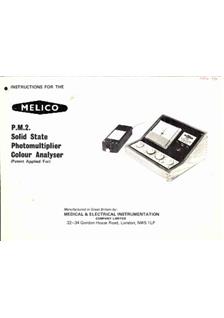 Melico PM 2 manual. Camera Instructions.